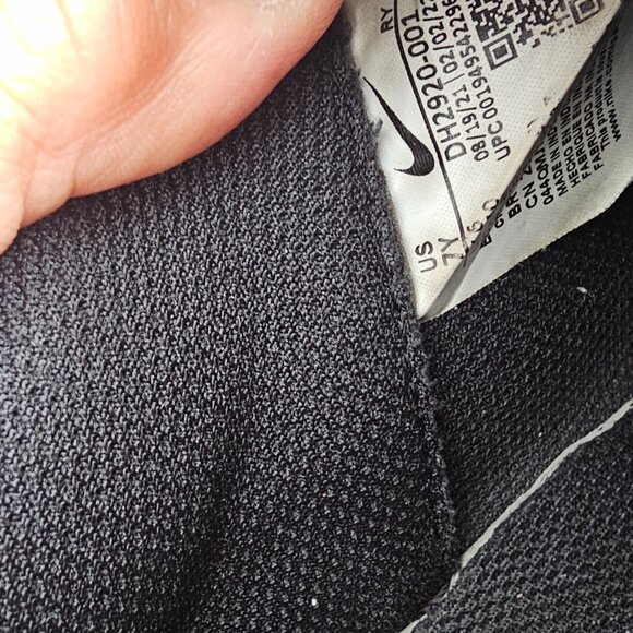 Nike Air Force 1 black size 7 youth - Picture 6 of 9